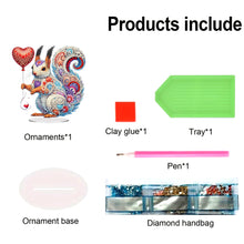 Load image into Gallery viewer, Acrylic Special Shape Cat Desktop Diamond Art Kits Rhinestones Desktop Ornaments
