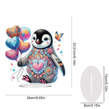 Load image into Gallery viewer, Acrylic Special Shape Cat Desktop Diamond Art Kits Rhinestones Desktop Ornaments
