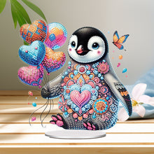 Load image into Gallery viewer, Acrylic Special Shape Cat Desktop Diamond Art Kits Rhinestones Desktop Ornaments
