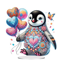 Load image into Gallery viewer, Acrylic Special Shape Cat Desktop Diamond Art Kits Rhinestones Desktop Ornaments
