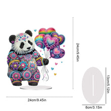 Load image into Gallery viewer, Acrylic Special Shape Cat Desktop Diamond Art Kits Rhinestones Desktop Ornaments
