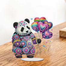 Load image into Gallery viewer, Acrylic Special Shape Cat Desktop Diamond Art Kits Rhinestones Desktop Ornaments
