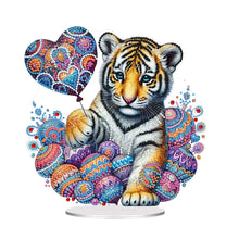 Load image into Gallery viewer, Acrylic Special Shape Cat Desktop Diamond Art Kits Rhinestones Desktop Ornaments
