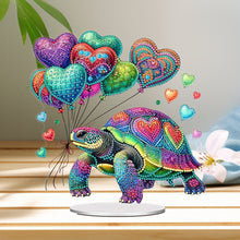 Load image into Gallery viewer, Acrylic Special Shape Cat Desktop Diamond Art Kits Rhinestones Desktop Ornaments
