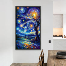 Load image into Gallery viewer, Diamond Painting - Full Round - Starry Sky Scenery (40*70CM)
