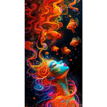 Load image into Gallery viewer, Diamond Painting - Full Round - Red Hair Girl (40*70CM)
