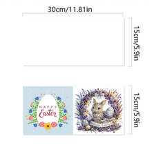 Load image into Gallery viewer, 6Pcs Easter Diamond Drawing Card Diamond Daily Wish Card for Family Friends Gift
