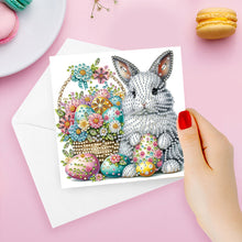 Load image into Gallery viewer, 6Pcs Easter Diamond Drawing Card Diamond Daily Wish Card for Family Friends Gift
