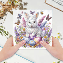 Load image into Gallery viewer, 6Pcs Easter Diamond Drawing Card Diamond Daily Wish Card for Family Friends Gift
