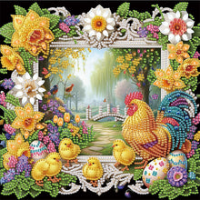 Load image into Gallery viewer, Diamond Painting - Partial Special Shaped - Easter Egg Chick (30*30CM)
