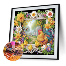 Load image into Gallery viewer, Diamond Painting - Partial Special Shaped - Easter Egg Chick (30*30CM)
