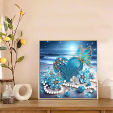 Load image into Gallery viewer, Diamond Painting - Partial Special Shaped - Love On The Beach (30*30CM)
