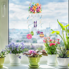 Load image into Gallery viewer, Flower Eggs Double Sided Diamond Painting Wind Chimes for Window Decor
