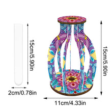 Load image into Gallery viewer, Wood Flower Diamond Painting Flower Vase Diamond Painting Tabletop Ornaments Kit
