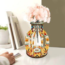 Load image into Gallery viewer, Wood Flower Diamond Painting Flower Vase Diamond Painting Tabletop Ornaments Kit
