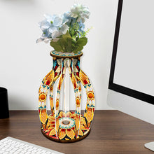 Load image into Gallery viewer, Wood Flower Diamond Painting Flower Vase Diamond Painting Tabletop Ornaments Kit
