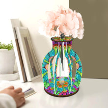 Load image into Gallery viewer, Wood Flower Diamond Painting Flower Vase Diamond Painting Tabletop Ornaments Kit
