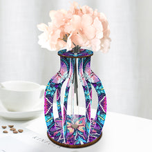 Load image into Gallery viewer, Wood Flower Diamond Painting Flower Vase Diamond Painting Tabletop Ornaments Kit
