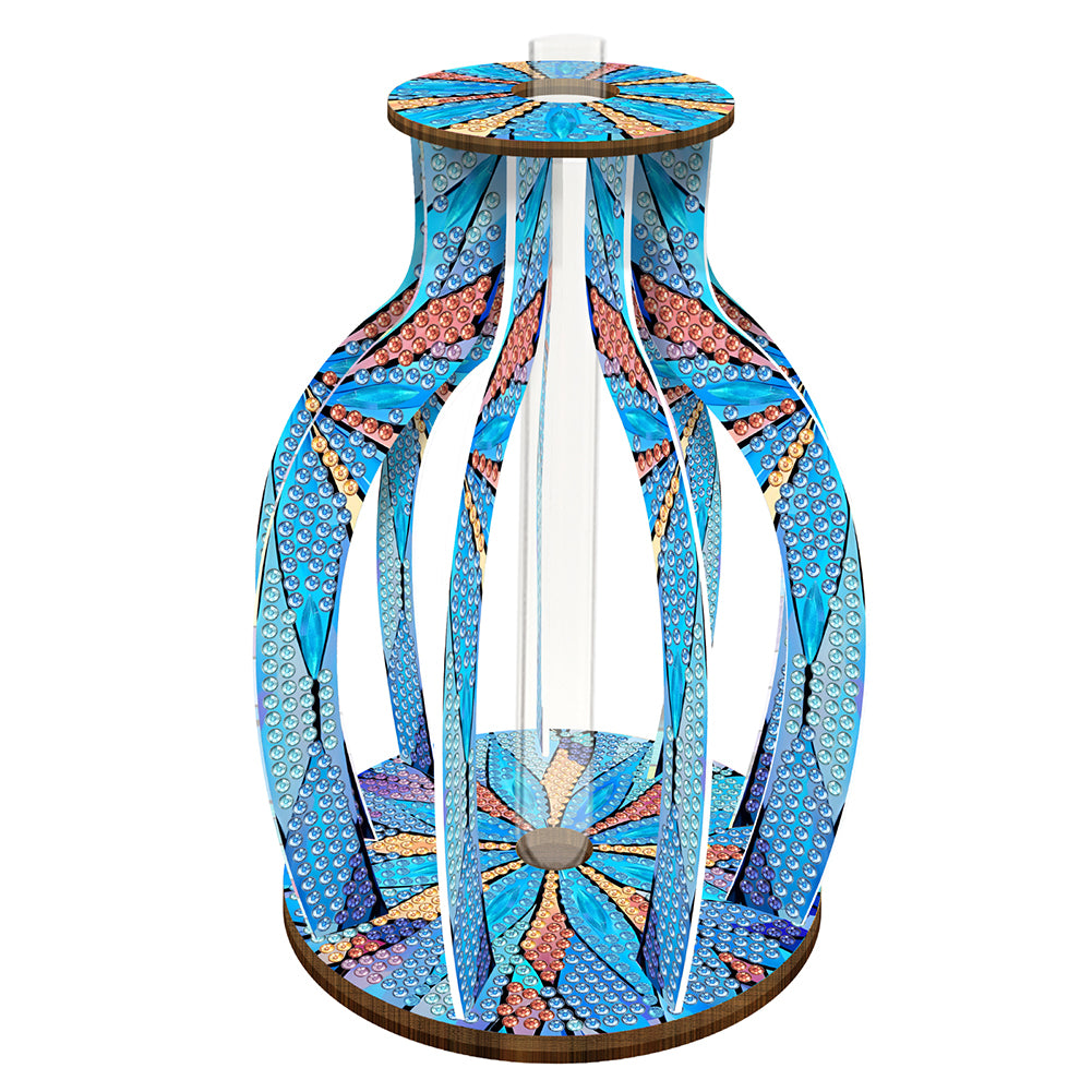 Wood Flower Diamond Painting Flower Vase Diamond Painting Tabletop Ornaments Kit