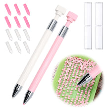 Load image into Gallery viewer, Diamond Painting Pen with Wax Refillable Wax Pen for Diamond Art Nail DIY Craft
