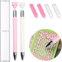 Load image into Gallery viewer, Diamond Painting Pen with Wax Refillable Wax Pen for Diamond Art Nail DIY Craft
