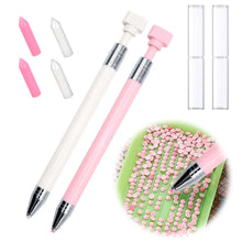 Load image into Gallery viewer, Diamond Painting Pen with Wax Refillable Wax Pen for Diamond Art Nail DIY Craft
