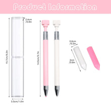 Load image into Gallery viewer, Diamond Painting Pen with Wax Refillable Wax Pen for Diamond Art Nail DIY Craft
