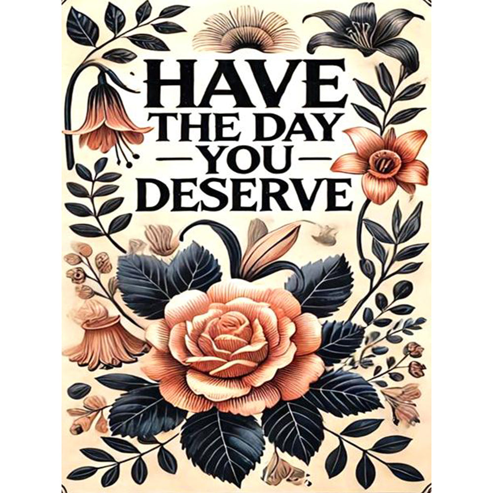 Diamond Painting - Full Round - Blooming Flowers (30*40CM)