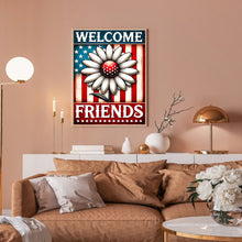 Load image into Gallery viewer, Diamond Painting - Full Round - Union Jack Daisy (30*40CM)
