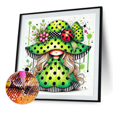 Load image into Gallery viewer, Diamond Painting - Full Square - Colorful Ladybug Girl (30*30CM)
