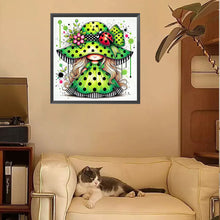 Load image into Gallery viewer, Diamond Painting - Full Square - Colorful Ladybug Girl (30*30CM)
