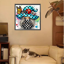 Load image into Gallery viewer, Diamond Painting - Full Square - Colorful Ladybug Girl (30*30CM)
