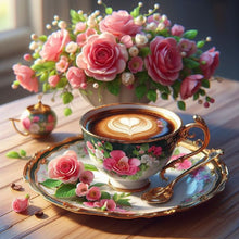 Load image into Gallery viewer, Diamond Painting - Full Round - Vase Coffee (40*40CM)
