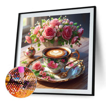 Load image into Gallery viewer, Diamond Painting - Full Round - Vase Coffee (40*40CM)
