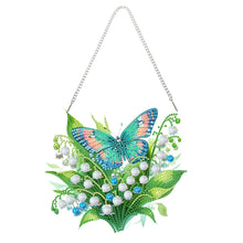 Load image into Gallery viewer, Acrylic Special Shape Flower Parrot DIY Diamond Art Pendant Kit for Wall Window
