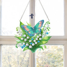 Load image into Gallery viewer, Acrylic Special Shape Flower Parrot DIY Diamond Art Pendant Kit for Wall Window
