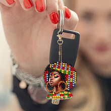 Load image into Gallery viewer, 6Pcs Double Sided Special Shape Animals Diamond Art Keyring for Beginners Adults
