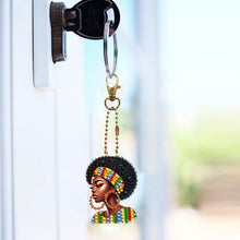 Load image into Gallery viewer, 6Pcs Double Sided Special Shape Animals Diamond Art Keyring for Beginners Adults
