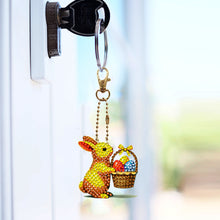Load image into Gallery viewer, 6Pcs Double Sided Special Shape Animals Diamond Art Keyring for Beginners Adults
