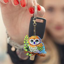 Load image into Gallery viewer, 6Pcs Double Sided Special Shape Animals Diamond Art Keyring for Beginners Adults
