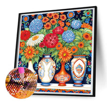 Load image into Gallery viewer, Diamond Painting - Partial Special Shaped - Colorful Vase (30*30CM)
