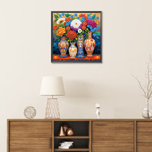 Load image into Gallery viewer, Diamond Painting - Partial Special Shaped - Colorful Vase (30*30CM)

