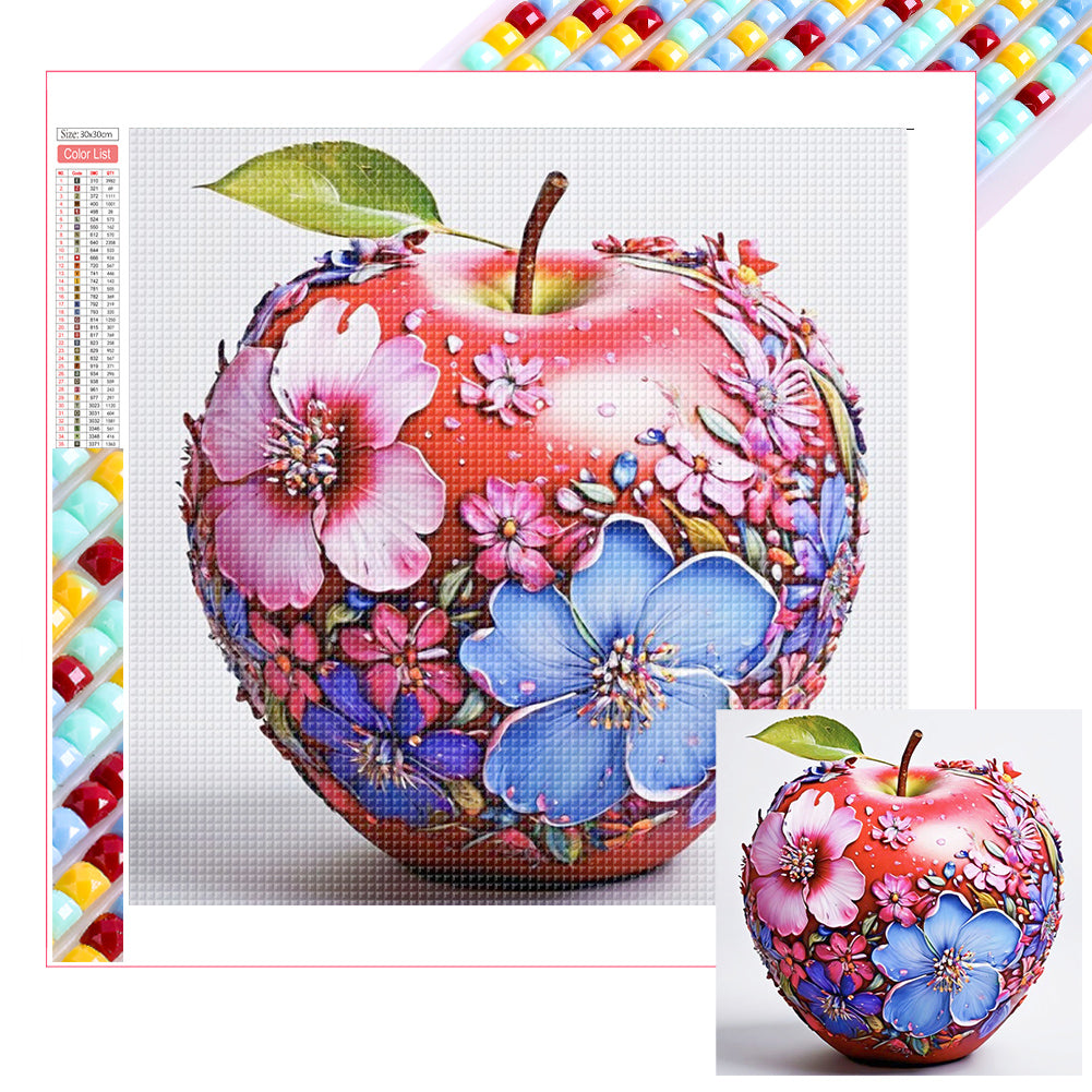 Diamond Painting - Full Square - Spring Apple (30*30CM)