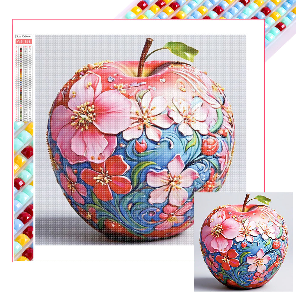 Diamond Painting - Full Square - Spring Apple (30*30CM)