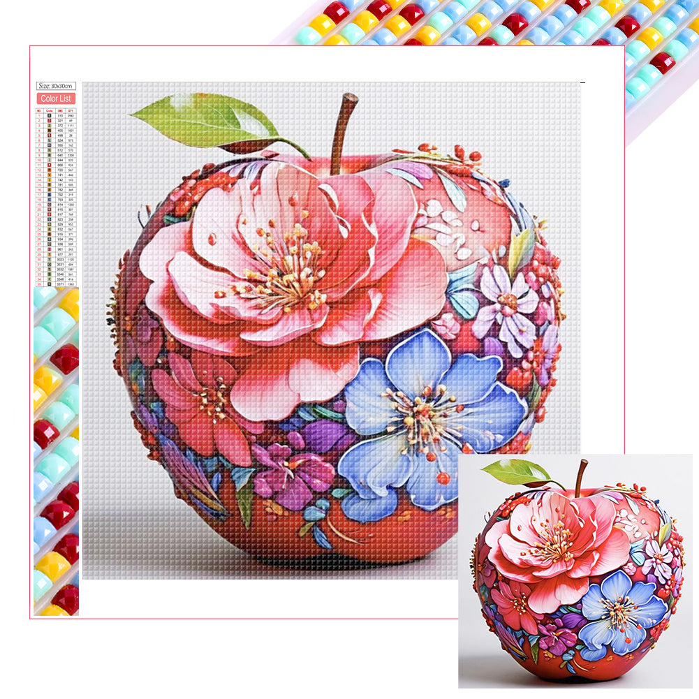 Diamond Painting - Full Square - Spring Apple (30*30CM)