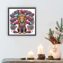 Load image into Gallery viewer, Diamond Painting - Partial Special Shaped - Lion With Mandala Pattern (30*30CM)
