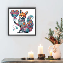 Load image into Gallery viewer, Diamond Painting - Partial Special Shaped - Fox With Mandala Pattern (30*30CM)
