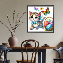 Load image into Gallery viewer, Diamond Painting - Full Round - Cat Running (40*40CM)
