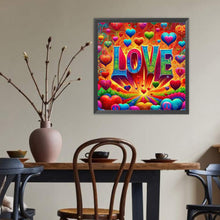 Load image into Gallery viewer, Diamond Painting - Full Round - Colorful Love (40*40CM)
