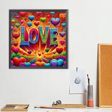 Load image into Gallery viewer, Diamond Painting - Full Round - Colorful Love (40*40CM)
